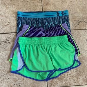 3 pairs of athletic shorts